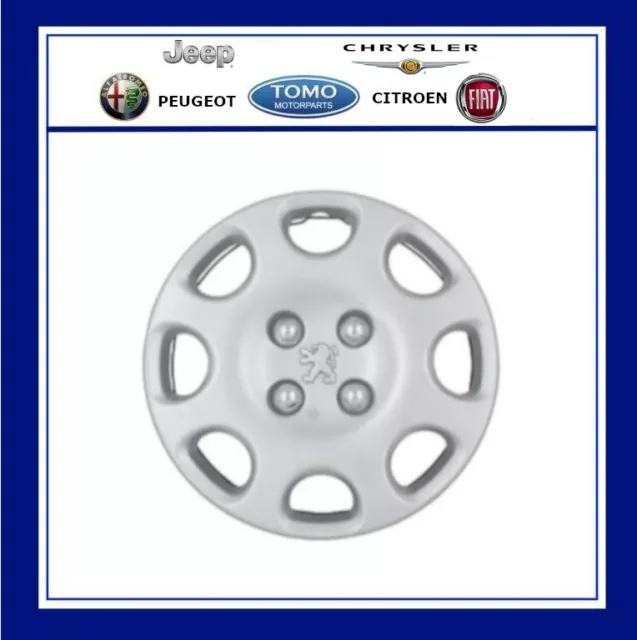 New Genuine Peugeot 206 14 Wheel Trim/Hub Cap 6 Hole Florida