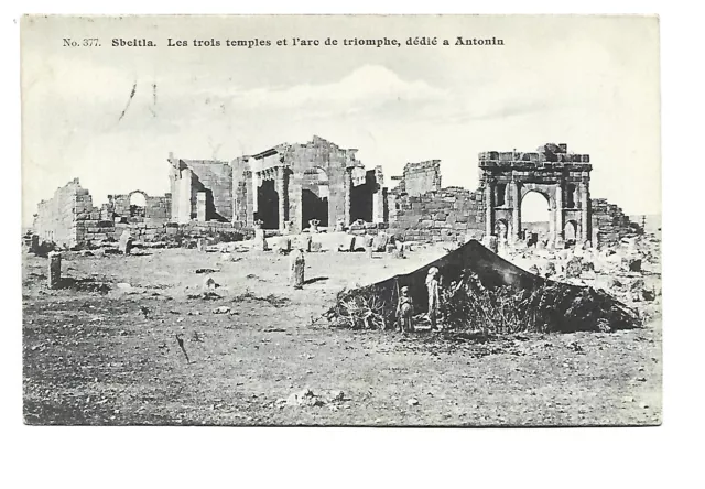 Tunisie - Sbeitia - Les Trois Temples Et L Arc De Triomphe Dedie A Antonin