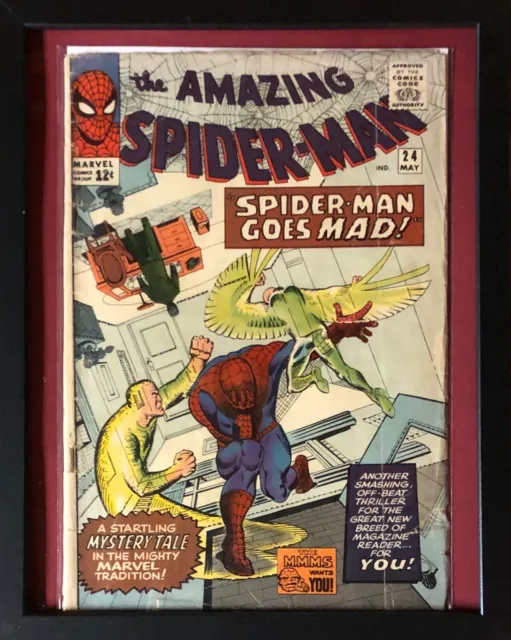 THE AMAZING SPIDER-MAN-#24 MARVEL COMIC G+/Complete and no outs