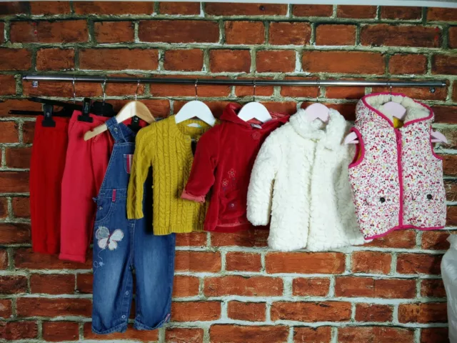 Pacchetto Bambine Età 6-9 Mesi Next Zara Gap Ecc Giacca Abito Tuta Da Passeggio 74Cm