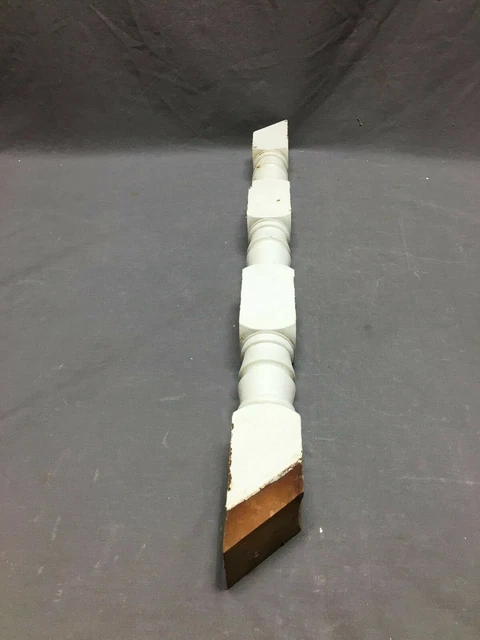 Antique Turned Wood Spindle Baluster Cherry 2x26 Staircase Vtg 224-20B