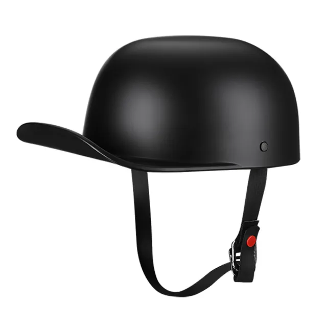 Retro Baseball Cap Motorcycle Half Helmet Open Face Scooter Moped Jet Helmet DOT