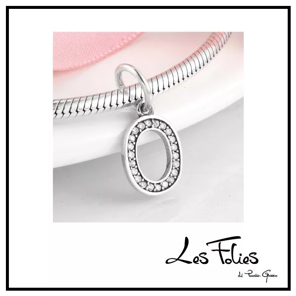 Charm Letra O de Plata 925 - Les Folies (Modelo Pandora)