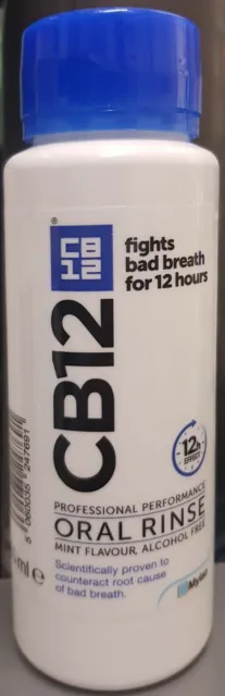 CB12 Oral Rinse Mint-Alcohol Free Mouthwash 250ml