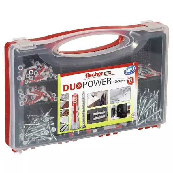 Fischer Red Box DUOPOWER SET 5, 6, 8 und 10 inkl. Schrauben 536091, VPE 140 Stüc