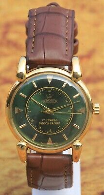 Luxury Vintage Roamer FHF ST96 17Jewels Hand Winding Swiss Made Men's Wristwatch