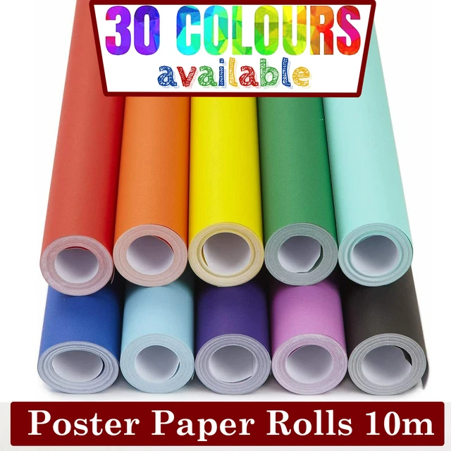 POSTER PAPER ROLLS Backing Paper Classroom School Wall Art Notice
