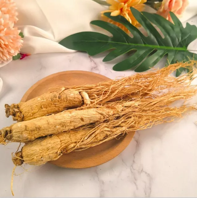 promotion white ginseng roots Changbai mountain panax dried white ginseng roots