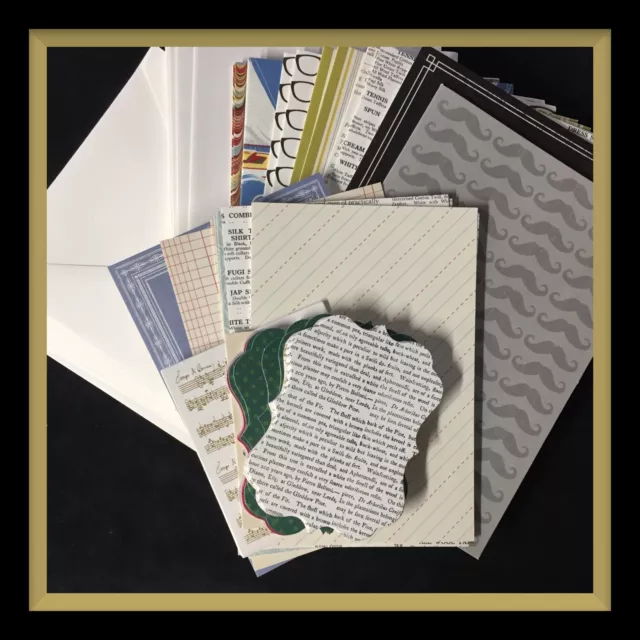 Anna Griffin Bases, Inserts, Layering Cards & Envelopes - Masculine Theme 104 Pc Anna Griffin Bases, Inserts, Layering Cards & Envelopes - Masculine Theme 104 Pc