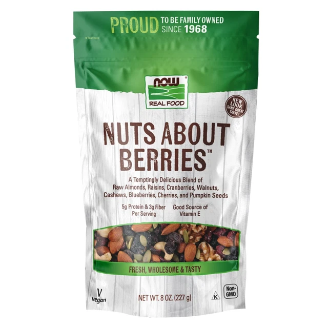NOW FOODS Nuts About Berries - 8 oz.