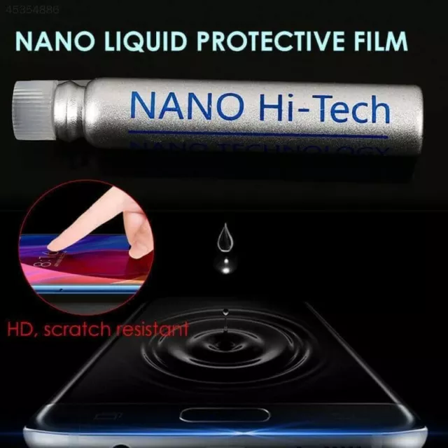 NANO Liquid Glass Hydrophobic Screen Protector 9H Invisible Wipe-On 3D Universal 3