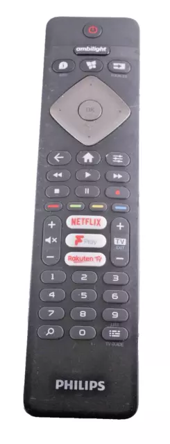 Genuine Philips Remote Control For 4K UHD LED Android TV 65PUS8535/12