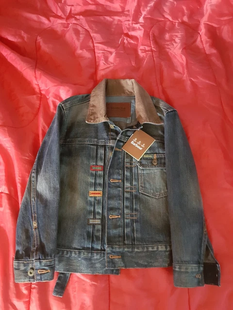 KIDS BARBOUR INTERNATIONAL steve mcqueen s/m denim jacket