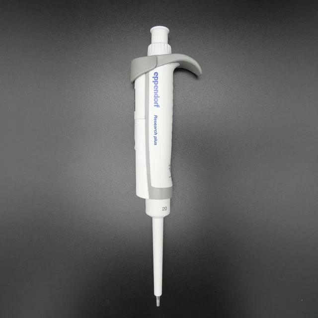 Eppendorf Research Plus Pipette, 2-20ul, Single Channel, Gray
