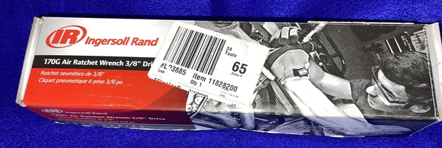 Ingersoll Rand 170G Edge Series 3/8” Drive Air Ratchet Wrench, 55 ft lbs Max