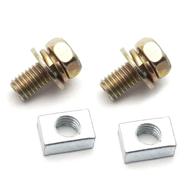 Car M5x10mm Scooter ATV DIRT BIKE Battery Terminal Nuts And Bolt Kit Universal