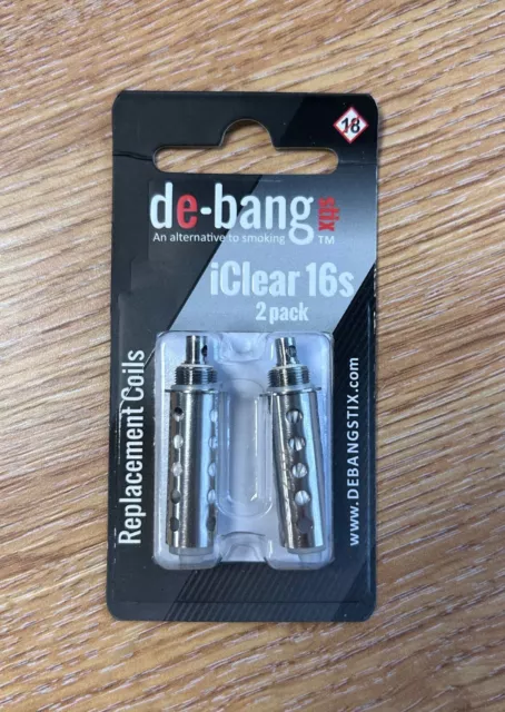 De-bang iClear 16s Replacement Coils (pack of 2) | Clearance Sale