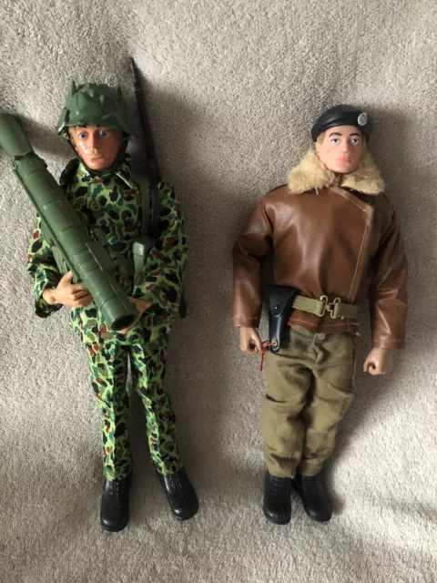 vintage Action Man British Infantry Plus 40th Armoured Car Commander