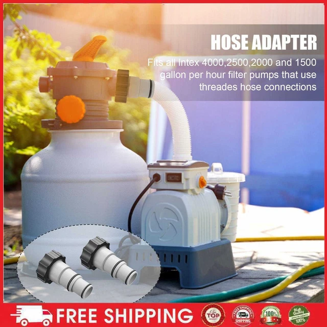 Adapter A/B f? Intex Pool, wasserdichtes 1,25 Zoll auf-1,5-Zoll Schlauch Schnell