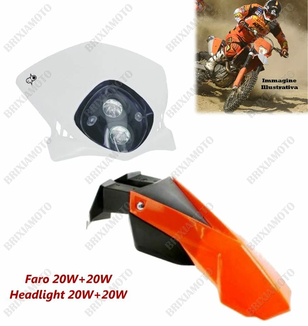 T4Tune Maschera Faro Booster '99/'03 Nera Con LED - Per Ottica Anteriore - Foto 7