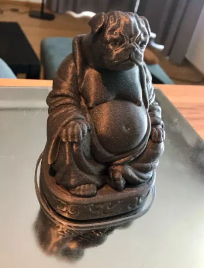 Pug Buddha Sculpture | Pug Decor | Funny Pug Dog Figurine | Gag gift for Dog