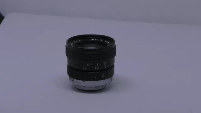 obiettivo c-mount computar tv lens 8,5mm 1:1.3 made in japan