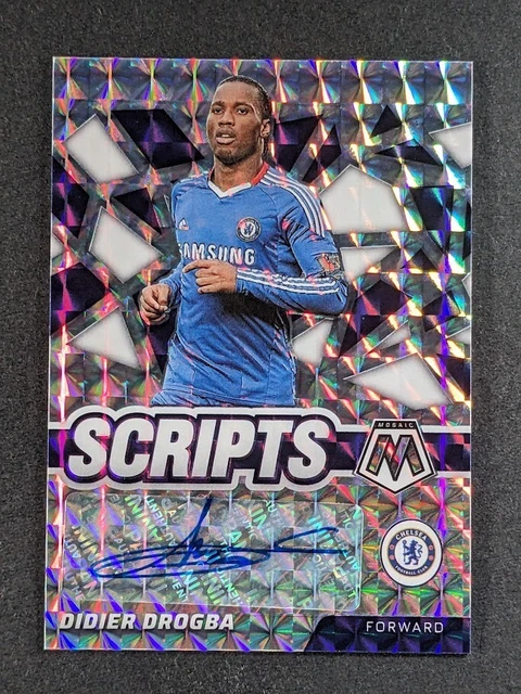 2022 Panini Mosaic Didier Drogba 面倒 Auto