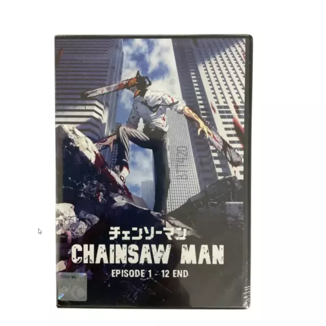 Anime DVD Chainsaw Man Complete Series 12 Episodes English Dubbed All  Regions