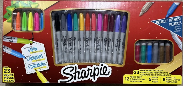 Sharpie 23 Count Including 5 Neon & 6 Metallic