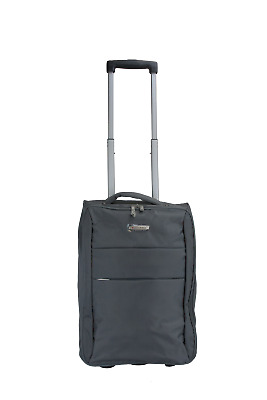 (Grey) Foldable Rolling 20" Bag Carry on Luggage Travel Lightweight