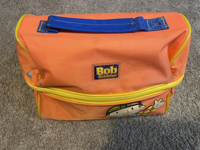 Bob The Builder Orange Zipper Lunch Box With 30 Plus Tool Pieces