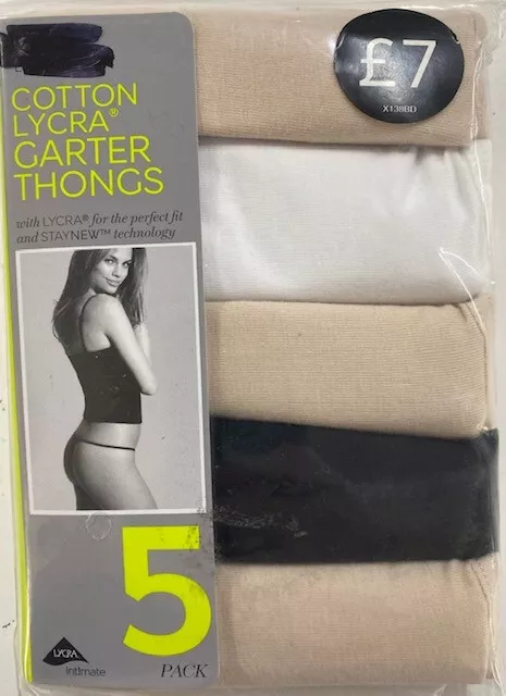 Ladies Famous Make Pack of 10 Briefs and Thongs