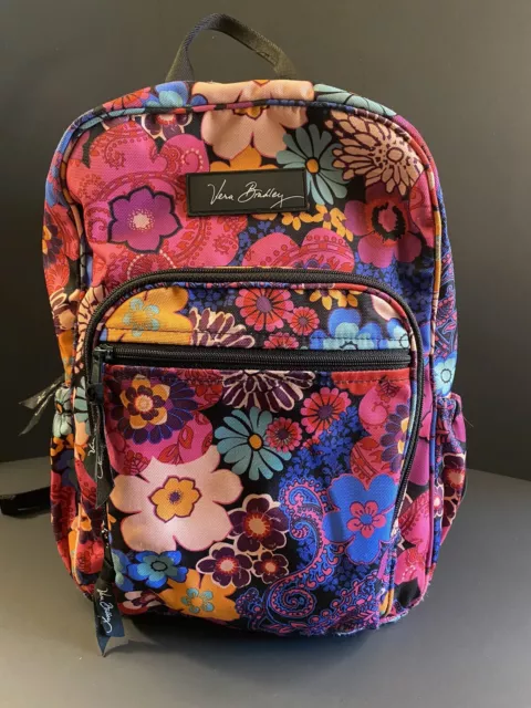 Vera Bradley Floral Fiesta Campus Backpack