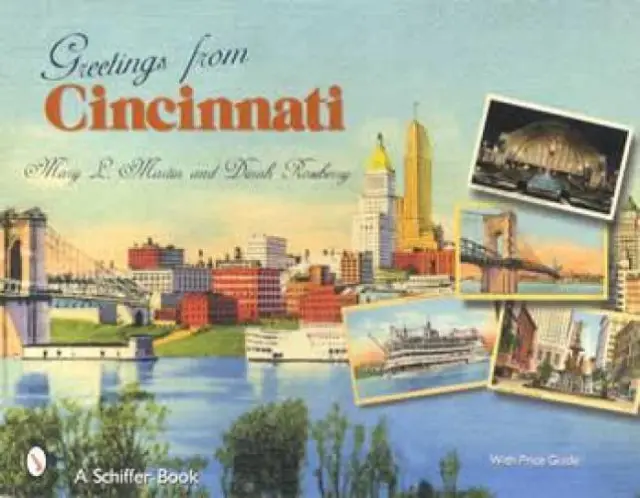 Cincinnati Ohio Postcards Book Vintage Eden Park River