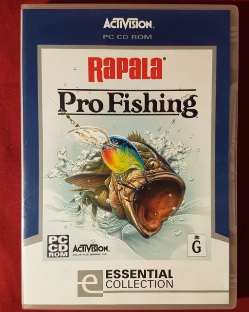 RAPALA PRO FISHING PC CD Rom Game ActiVision Kids Adult Free