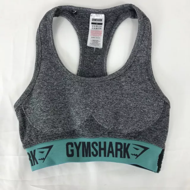 Gymshark ~ Womens Small ~ Gray Blue Yoga Fitness Sports Bra