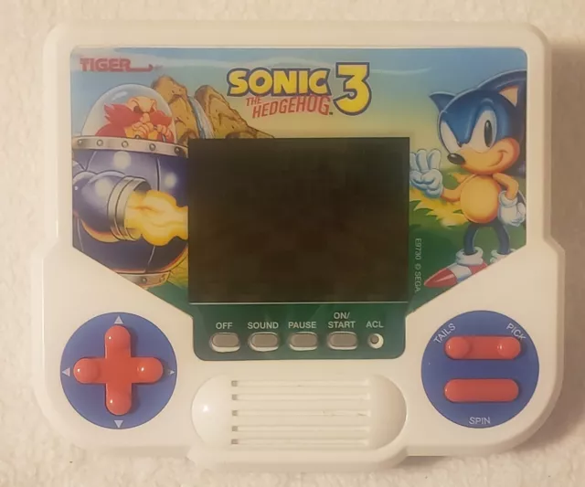 Tiger Sonic the Hedgehog 3 Handheld LCD Video Game System