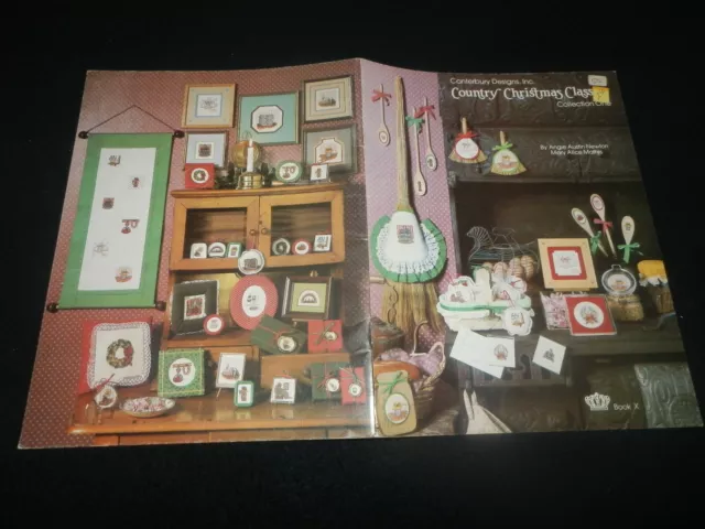 Canterbury Designs Country Christmas Collection One Counted Cross Stitch NEW