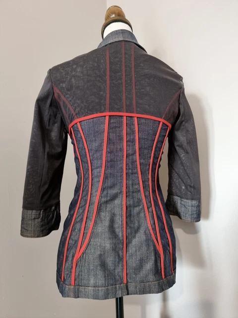 Veste Lolita Lempicka Vintage T2 - Jeans Rétro Originale Rare