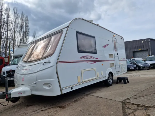 2007 Coachman Pastiche 460 2 2 berth touring caravan End Bathroom. Motor mover.