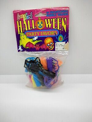 De colección Original Nuevo Lisa Frank Halloween Fiesta Favores Varitas de Burbujas Paquete de 16