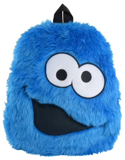 Sesamstraße Krümelmonster Plüsch Rucksack, 33 cm x 28 cm, Neu&OVP