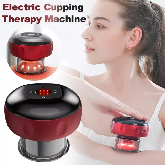 Electric Cupping Therapy Smart Scraping Massager Heating Guasha Therapy Machine 2