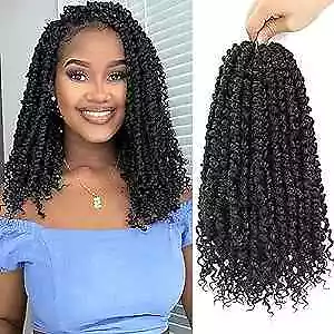 Pre-twisted Passion Twist Crochet Hair 12 Inch Ombre Assorted Sizes ,  Colors
