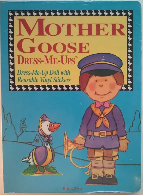 MOTHER GOOSE DRESS-ME-UPS Book Two Paper Dolls [Uncut]
