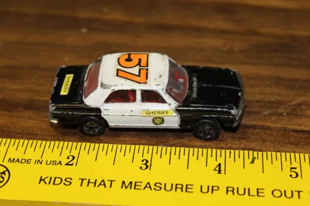 Vintage off brand Audi Sheriff Car significant Wear