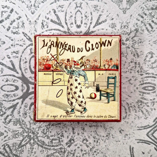 Jeu Ancien Des Quatre Souris – Vers 1900 – Billes Et Carton – Jeu D'adresse
