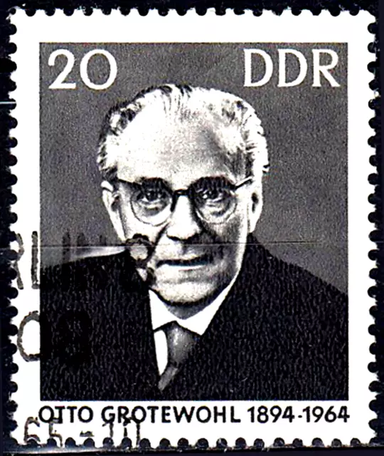 Deutschland DDR gestempelt Esst Ersttag Otto Grotewohl Politiker Politik / 5058