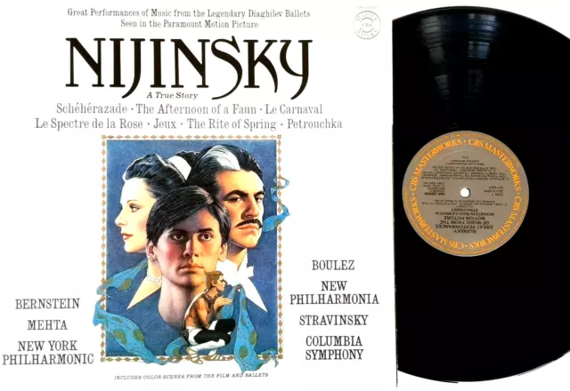 Nijinsky - A True Story Soundtrack Vinyl LP 1980 CBS Masterworks SBR 236009