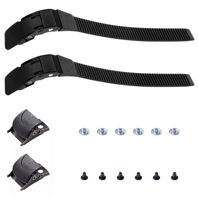 2 Sets Roller Skates Strap Miss Snowboard Binding Straps Replacement for